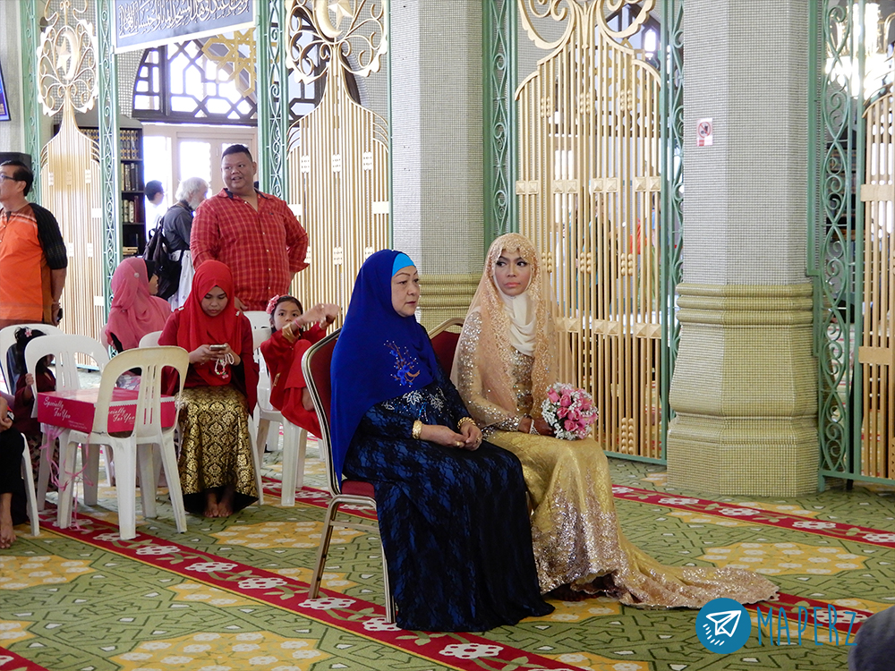 Ceremonia de matrimonio musulmán en la Mezquita